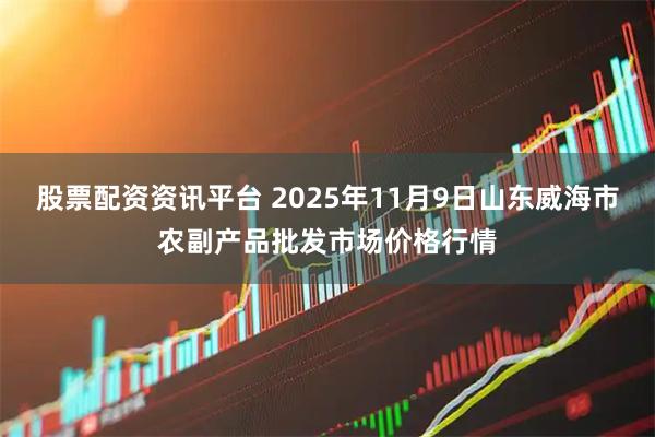 股票配资资讯平台 2025年11月9日山东威海市农副产品批发市场价格行情